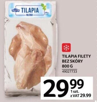 Selgros Tilapia filety bez skóry 800g oferta
