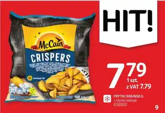 Selgros McCain Frytki 500/650g oferta