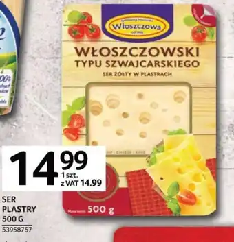 SM Włoszczowa Ser Plastry 500g