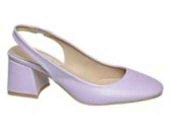 Deichmann Fioletowe czółenka damskie graceland z odkrytą piętą oferta