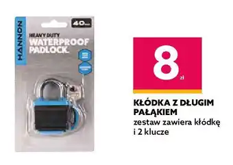 Dealz Kłódka długa z pałąkiem hannon oferta