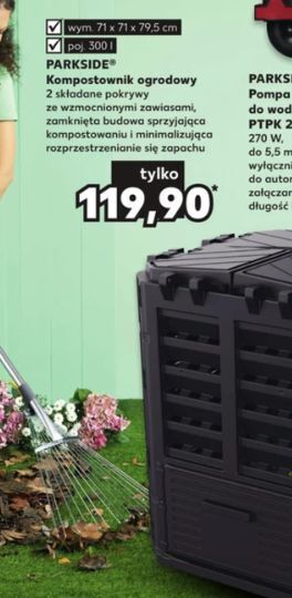 Kaufland Kompostownik 300 l parkside oferta
