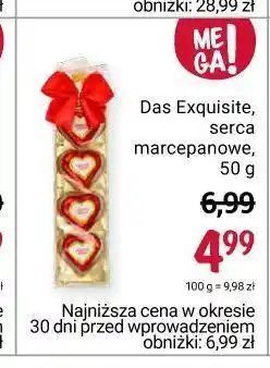 Rossmann Lubeckie marcepanki w polewie z czekolady deserowej das exquisite oferta