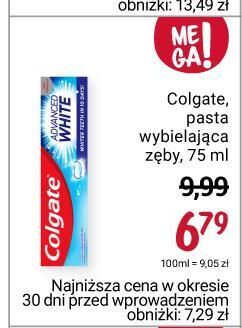 Rossmann Pasta do zębów colgate advanced white oferta