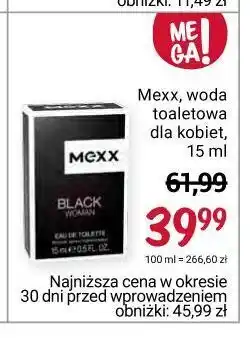 Rossmann Woda toaletowa mexx black women oferta