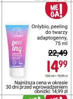 Rossmann Peeling do twarzy adaptogenny mikrodermabrazja only bio oferta
