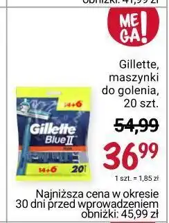 Rossmann Maszynka do golenia gillette blue ii plus oferta