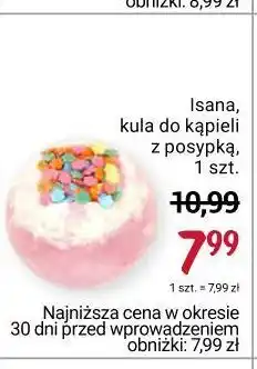 Kula do kąpieli z posypką isana