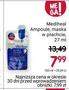 Rossmann Maseczka do twarzy n.m.f.aquaring mediheal oferta