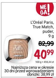Rossmann Puder nr n2 l'oreal true match oferta