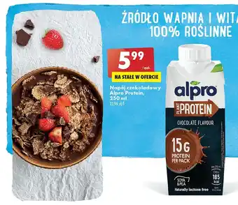Biedronka Napój sojowy czekoladowym alpro oferta