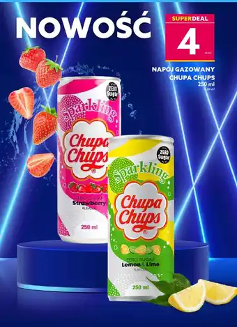 Dealz Napój lemon & lime zero chupa chups sparkling oferta