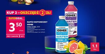 Dealz Napój magnez+b6 oshee vitamin water oferta