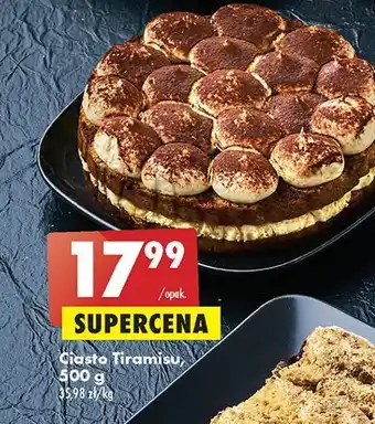 Biedronka Tort tiramisu oferta