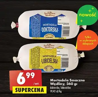 Biedronka Mortadela doktorska smaczne wędliny oferta
