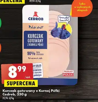 Biedronka Kurczak gotowany z kurnej półki cedrob oferta