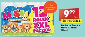 Biedronka Papier toaletowy miśki oferta