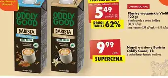 Biedronka Napój owsiany barista wanilia oddly good oferta