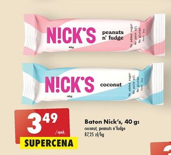 Biedronka Baton peanut's n'fudge nick's oferta