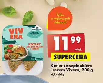 Biedronka Kotlet ze szpinakiem i serem vivera oferta