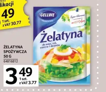 Selgros Gellwe Żelatyna spożywcza 50g oferta