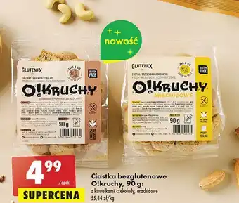 Biedronka Ciasteczka bezglutenowe kakaowe o!kruchy oferta