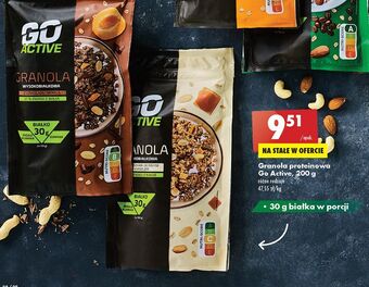 Biedronka Granola z czekoladą i morelą go active oferta