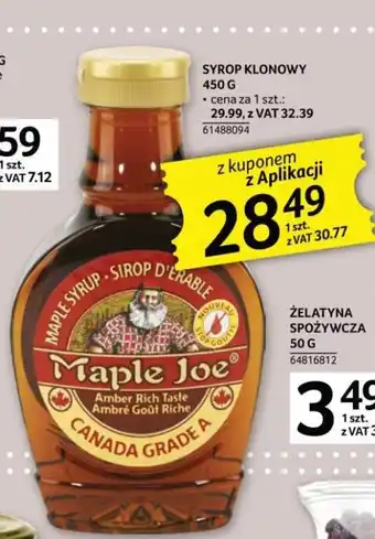 Selgros Maple Joe Syrop klonowy 450g oferta