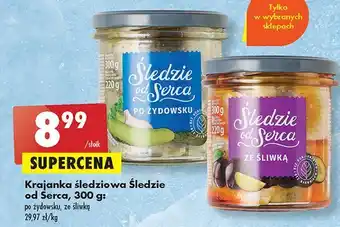 Biedronka Filety śledziowe ze śliwką śledzie od serca oferta