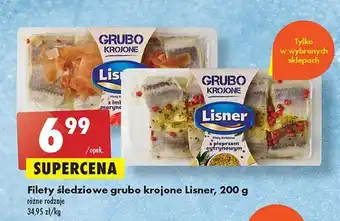 Biedronka Filety śledziowe grubo krojone z imbirem marynowanym lisner oferta