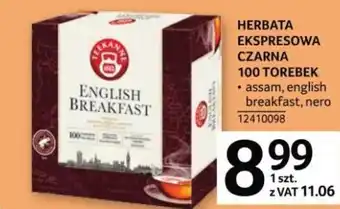 Selgros Teekanne Herbata Ekspresowa Czarna 100 Torebek oferta