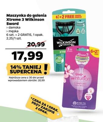 Netto Maszynka do golenia xtreme 3 wilkinson sword oferta