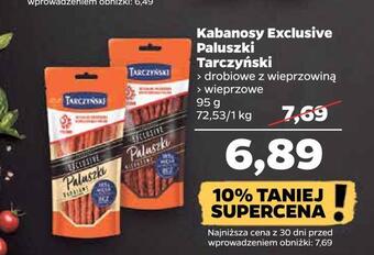 Netto Kabanosy exclusive paluszki tarczyński oferta
