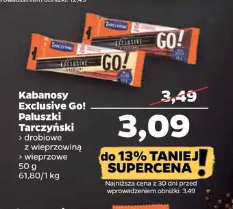 Netto Kabanosy exclusive go! paluszki tarczyński oferta