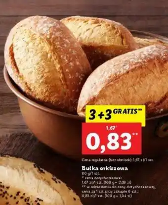 Lidl Bułka orkiszowa 80g oferta