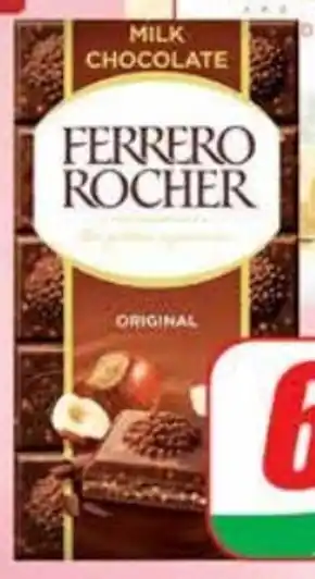 Dino Ferrero rocher czekolada mleczna nadziewana z orzechowym nadzieniem i kawałkami orzechów 77 g oferta