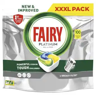 Twój Market Fairy platinum cytryna kapsułki do zmywarki all in one, 100 tabletek oferta