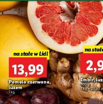 Lidl Pomelo czerwone 1kg oferta
