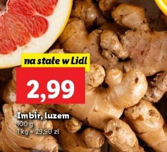 Lidl Imbir 100g oferta