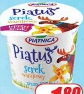 Dino Piątnica piątuś serek waniliowy 125 g oferta