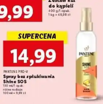 Lidl Pantene Pro-V Spray bez spłukiwania Shine SOS 150ml oferta