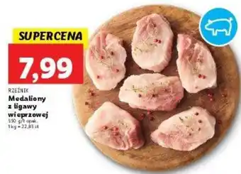 Lidl Rzeźnik Medaliony z ligawy wieprzowej 350g oferta