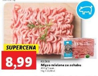 Lidl Rzeźnik Mięso mielone ze schabu 400g oferta