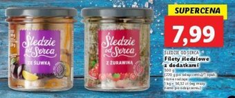 Lidl Śledzie od Serca Filety śledziowe z dodatkami 300g oferta