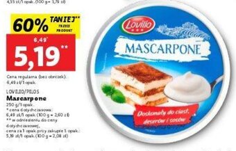 Lidl Pilos Mascarpone 250g oferta