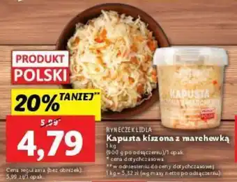 Lidl Kapusta kiszona z marchewką 1kg oferta