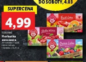 Lidl Teekanne Herbatka owocowa 20 torebek oferta