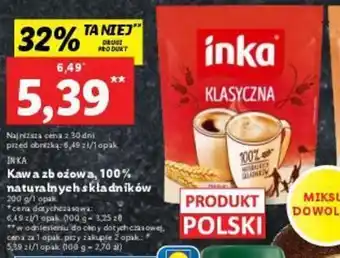 Lidl Inka Kawa zbożowa 100% naturalnych składników 200g oferta
