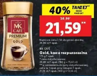 Lidl MK Café Gold, kawa rozpuszczalna 175g oferta