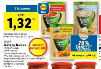 Lidl Knorr Gorący kubek 12-22g oferta